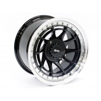 15″ R-Form 4/100 & 4/108 Black Alloy Wheels